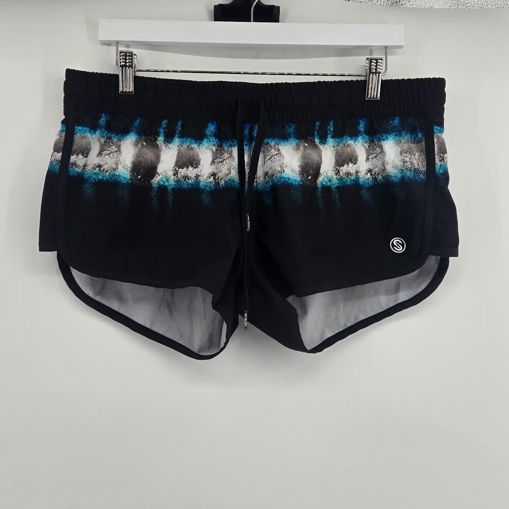 Scales Surf & Slay Board Shorts - L Black/Blue/White